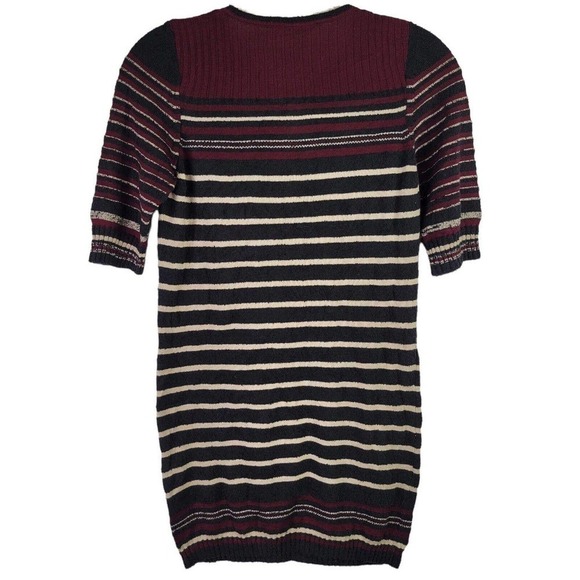 Etoile Isabel Marant Womens Knit Striped Sweater Sz 36 XS Henley SS Southwest - Picture 3 of 9